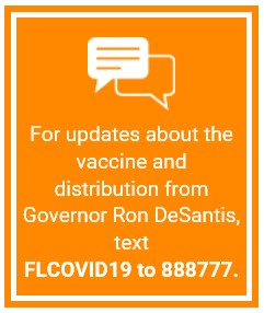 Florida Health Vaccine text line