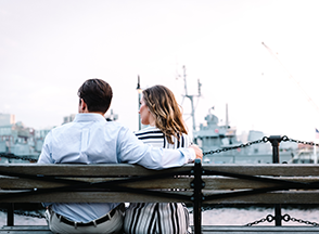 Couple on bench