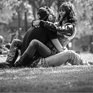 couple hugging