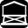 Accessible covered platform Accessible covered platform icon