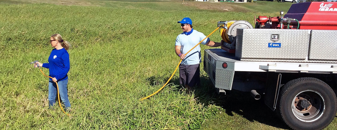 Mosquito Control Ground Spraying Operation via Truck