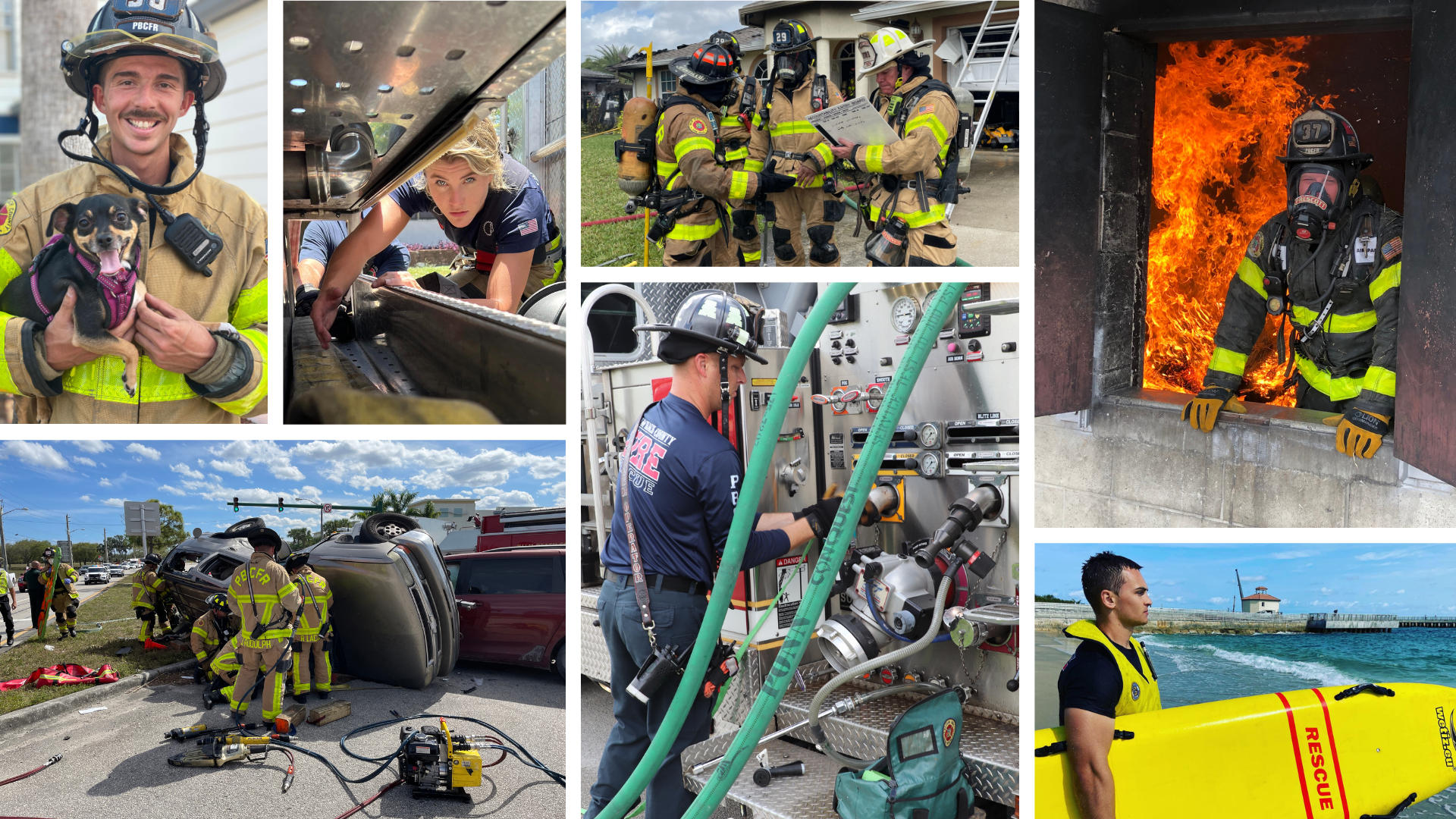 Collage Image of Operations in action