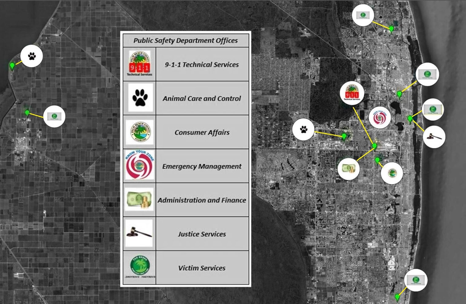 PSD map