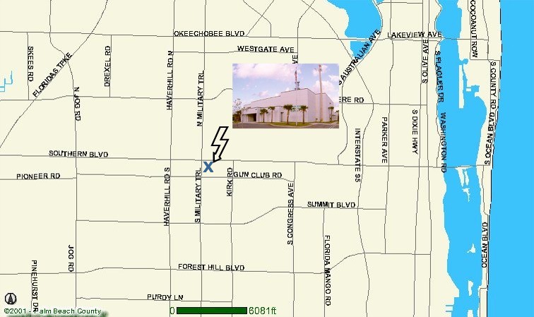Map of EOC