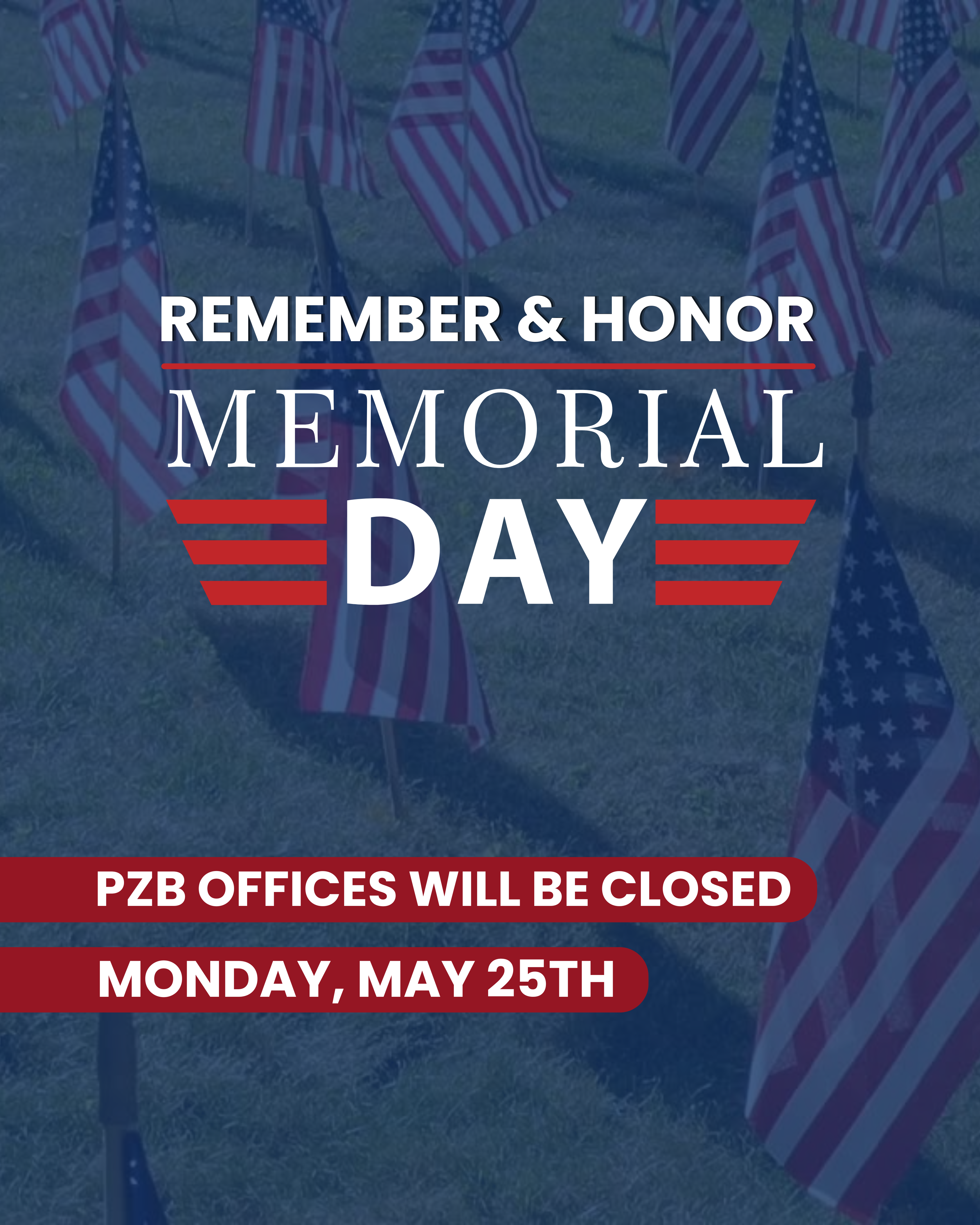 Memorial Day Closure