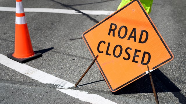 road work sign